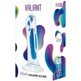 ALIVE - REALISTIC VALIANT TRANSPARENT PENIS 16 CM
